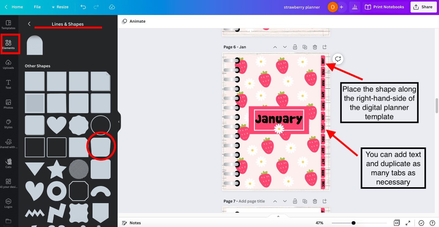 How To Make A Digital Planner With Hyperlinks Using Canva For Free How To Make A Digital Planner With Hyperlinks Using Canva For Free