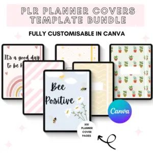 PLR Planner Cover Template Bundle