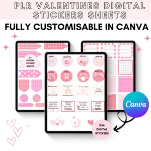 Valentine's day digital stickers